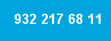 932 217 68 11 932 217 68 11